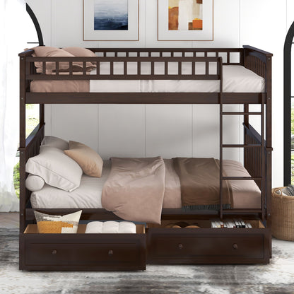 Bunk Bed With Drawers, Convertible Design - The Sleep Loft - Online Mattress Showroom NYC