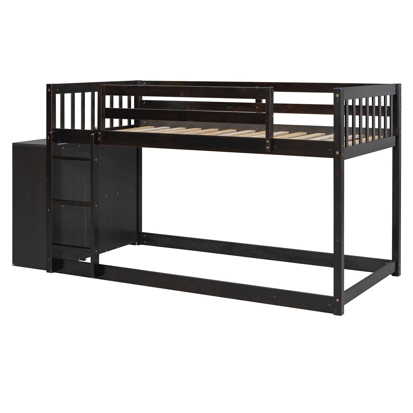 Bunk Bed With 4 Drawers And 3 Shelves - The Sleep Loft - Online Mattress Showroom NYC