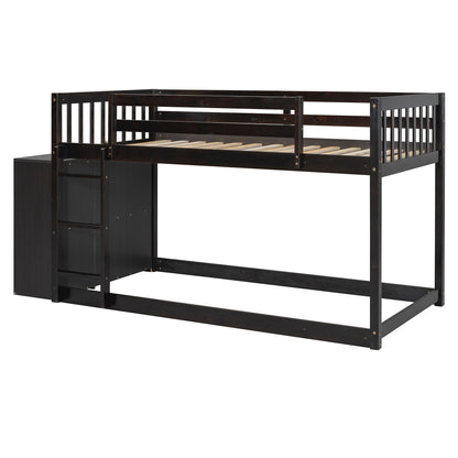 Bunk Bed With 4 Drawers And 3 Shelves - The Sleep Loft - Online Mattress Showroom NYC