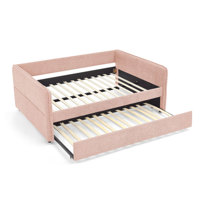 Upholstered Daybed With Pop Up Trundle - The Sleep Loft - Online Mattress Showroom NYC