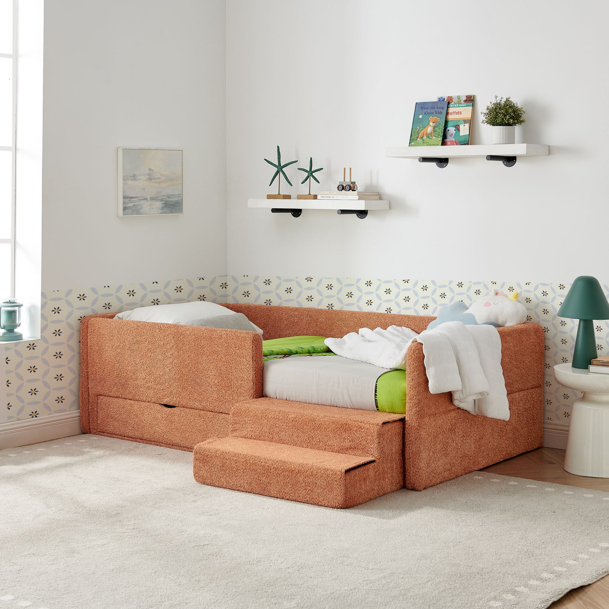 Safe Kids Bed With Guardrails And Storage - The Sleep Loft - Online Mattress Showroom NYC