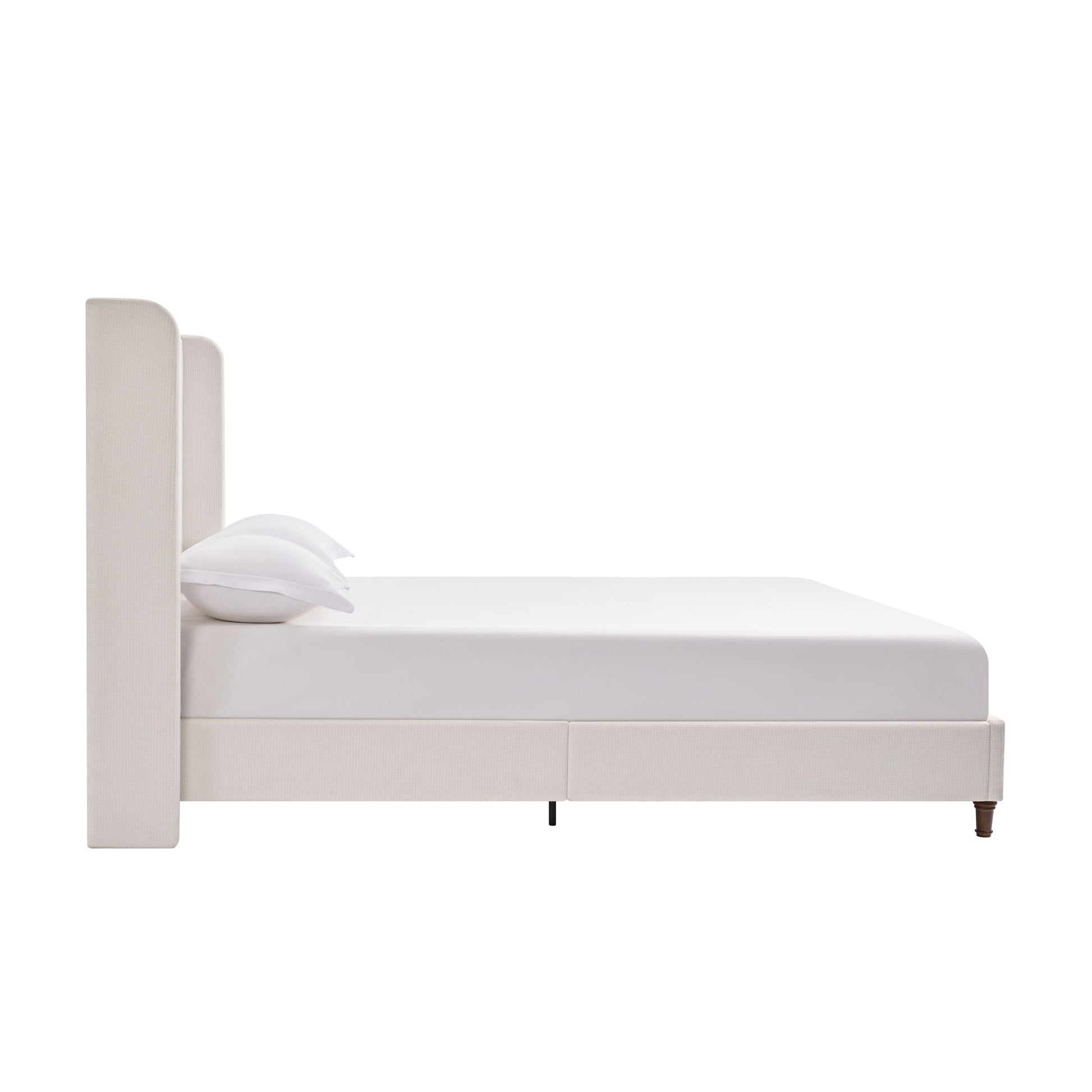 Harper - Tall Headboard Upholstered Bed / High Headboard / Elegant Simplicity / No Box Spring Needed - The Sleep Loft - Online Mattress Showroom NYC