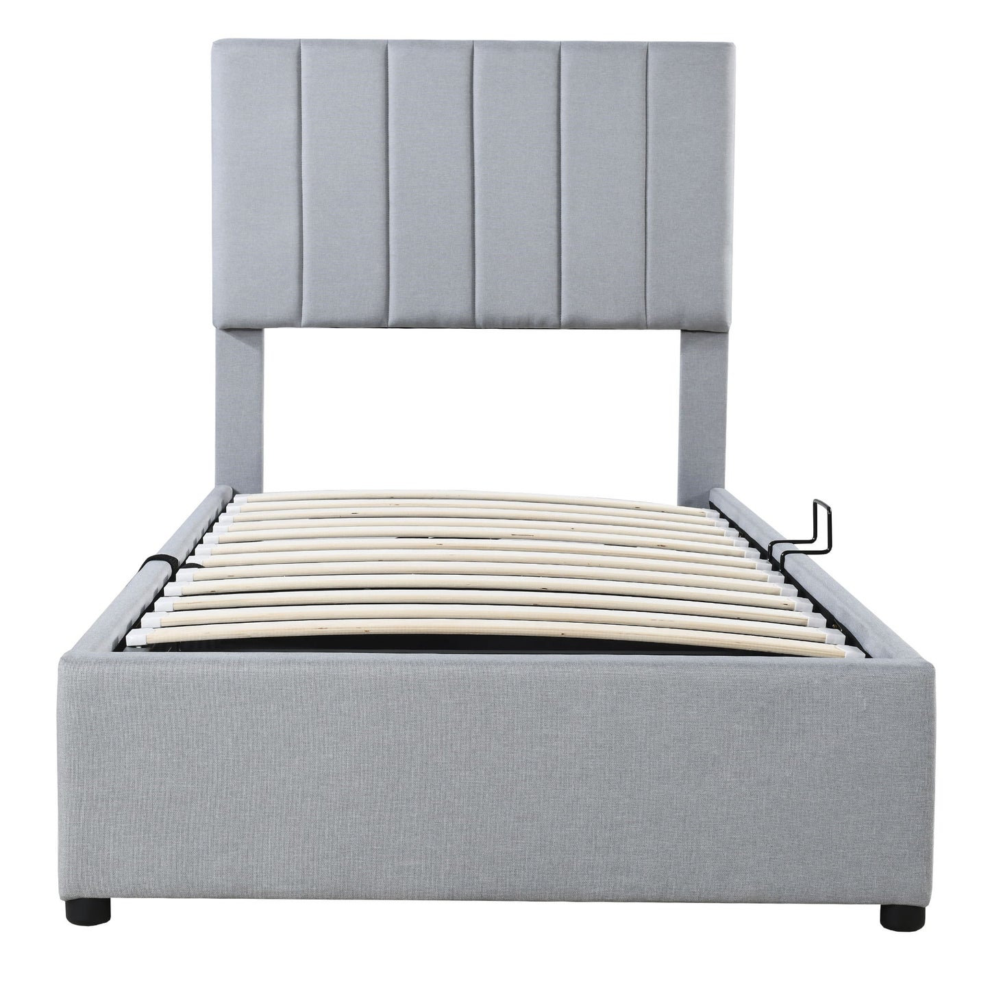 Upholstered Platform Bed With A Hydraulic Storage System - The Sleep Loft - Online Mattress Showroom NYC