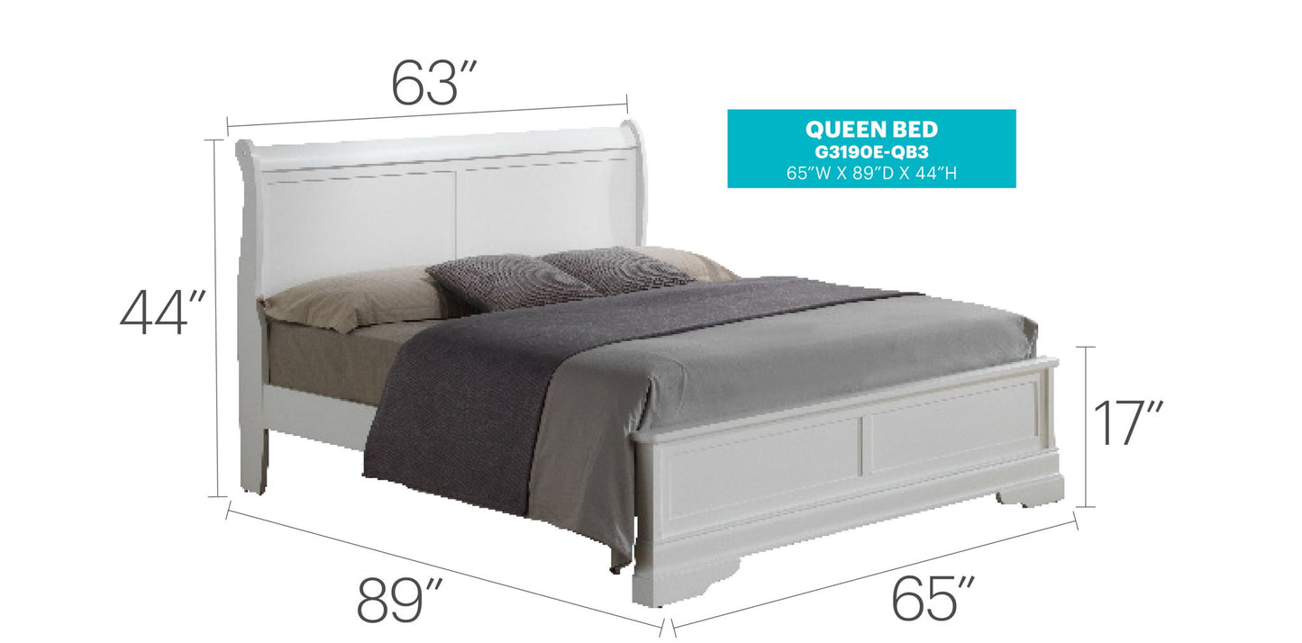 Sleigh Bed With Low Footboard - The Sleep Loft - Online Mattress Showroom NYC