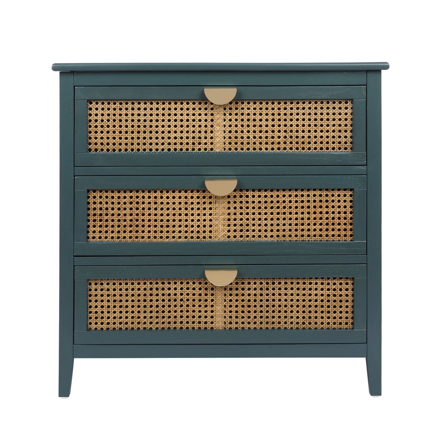 3 Drawer Cabinet, Natural Rattan, American Furniture - The Sleep Loft - Online Mattress Showroom NYC