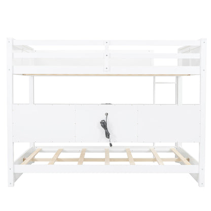 Bunk Bed With Storage Cabinets And USB Ports - The Sleep Loft - Online Mattress Showroom NYC