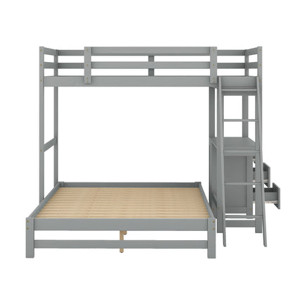 Bunk Bed With Built In Desk And 3 Drawers - The Sleep Loft - Online Mattress Showroom NYC