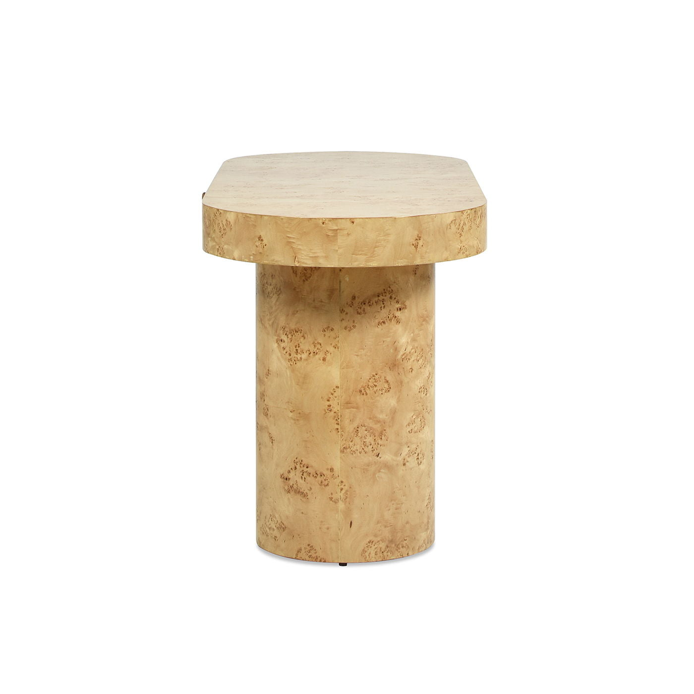 Jesse - Single Drawer Oval Computer Desk - The Sleep Loft - Online Mattress Showroom NYC