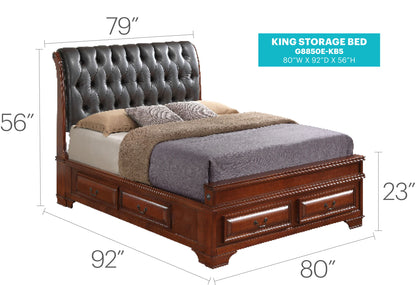 Storage Bed Elegant Transitional - The Sleep Loft - Online Mattress Showroom NYC