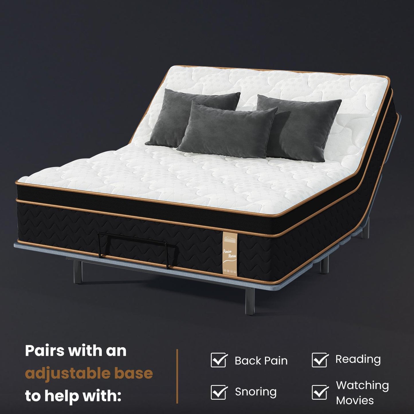 Plush Hybrid Mattresses With Gel Memory Foam, Individual Pocket Spring Motion Isolation Edge Support - The Sleep Loft - Online Mattress Showroom NYC