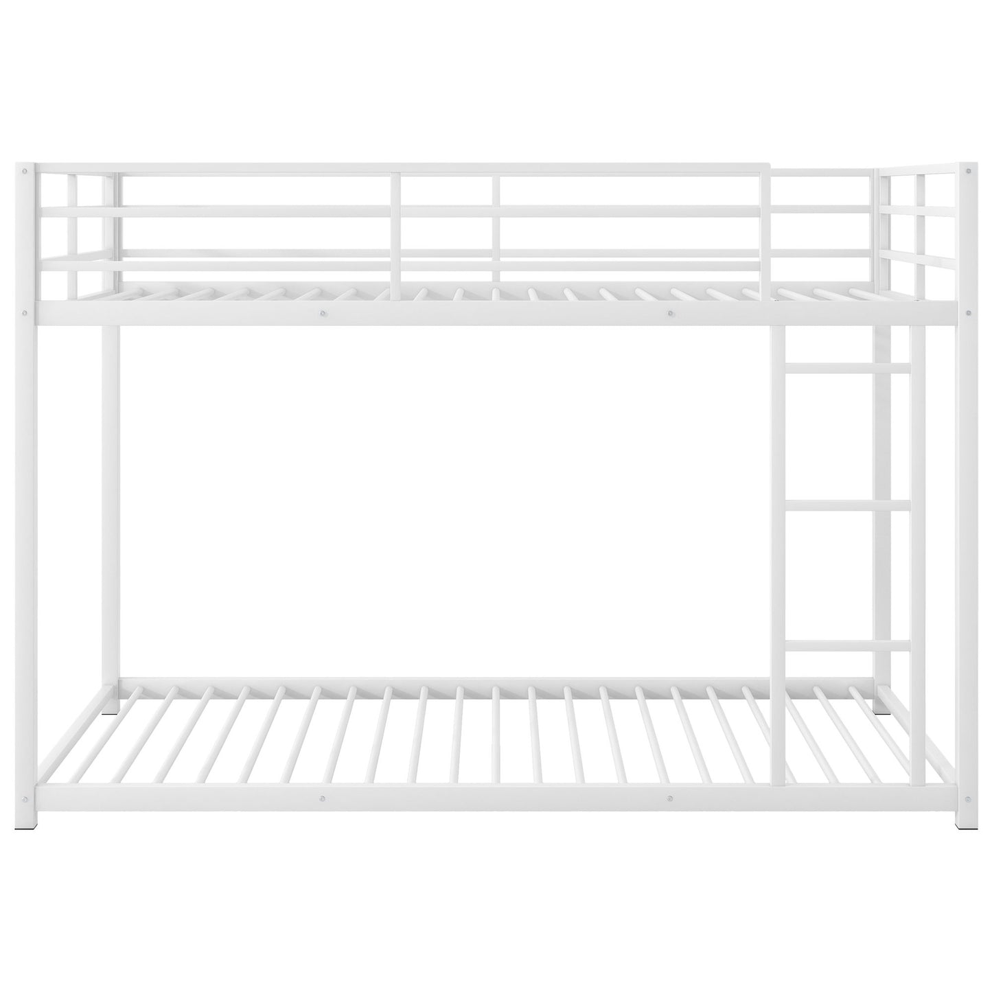 Metal Bunk Bed, Low Bunk Bed With Ladder - The Sleep Loft - Online Mattress Showroom NYC