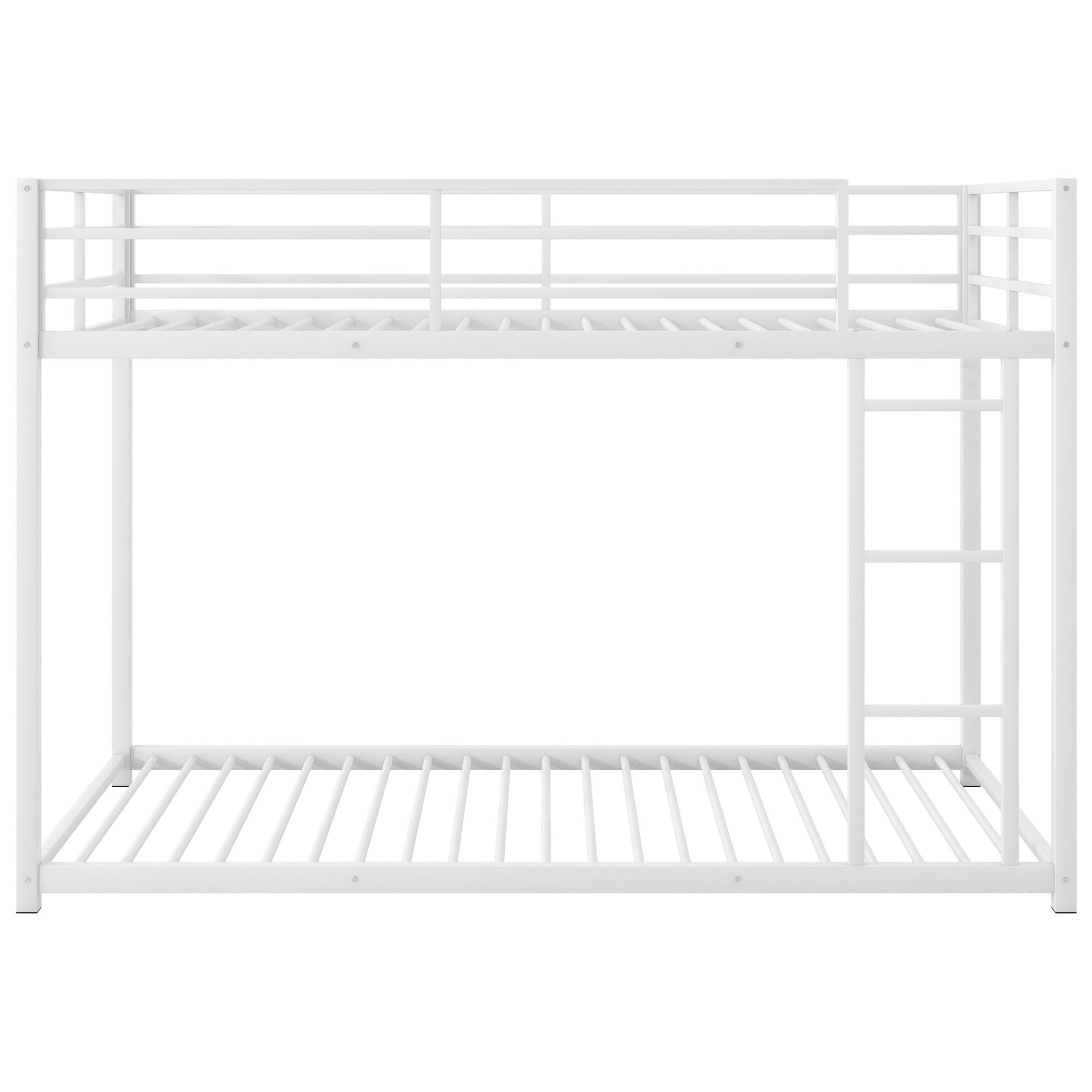 Metal Bunk Bed, Low Bunk Bed With Ladder - The Sleep Loft - Online Mattress Showroom NYC