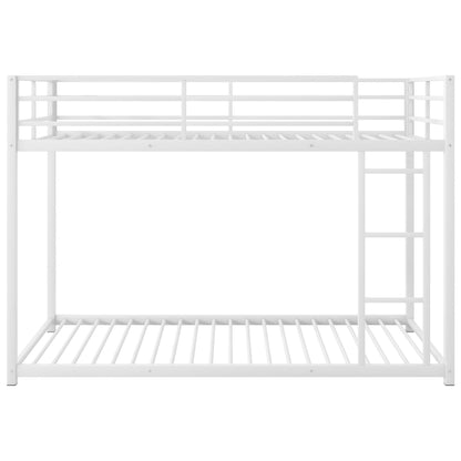 Metal Bunk Bed, Low Bunk Bed With Ladder - The Sleep Loft - Online Mattress Showroom NYC