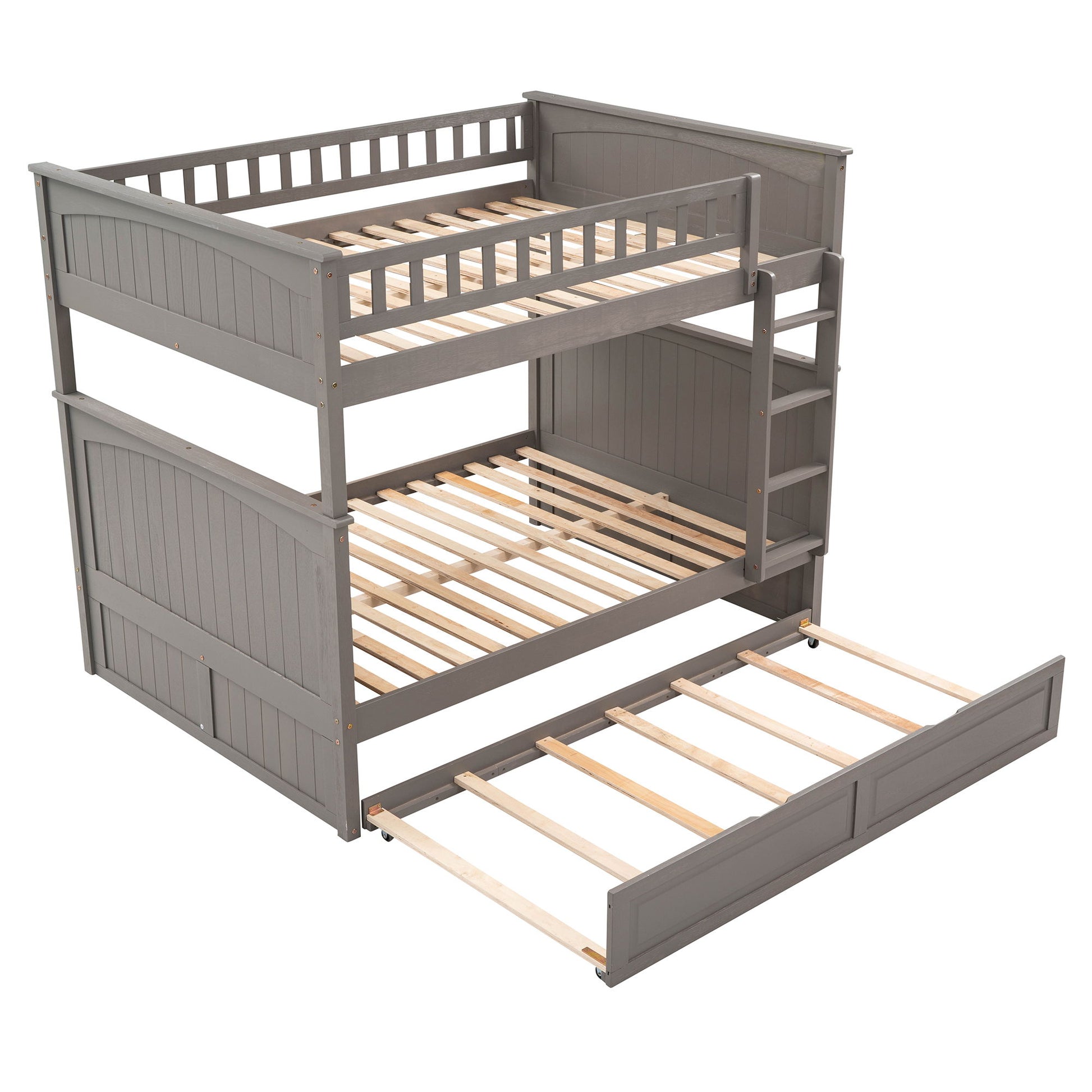 Bunk Bed With Twin Size Trundle, Guardrails - The Sleep Loft - Online Mattress Showroom NYC