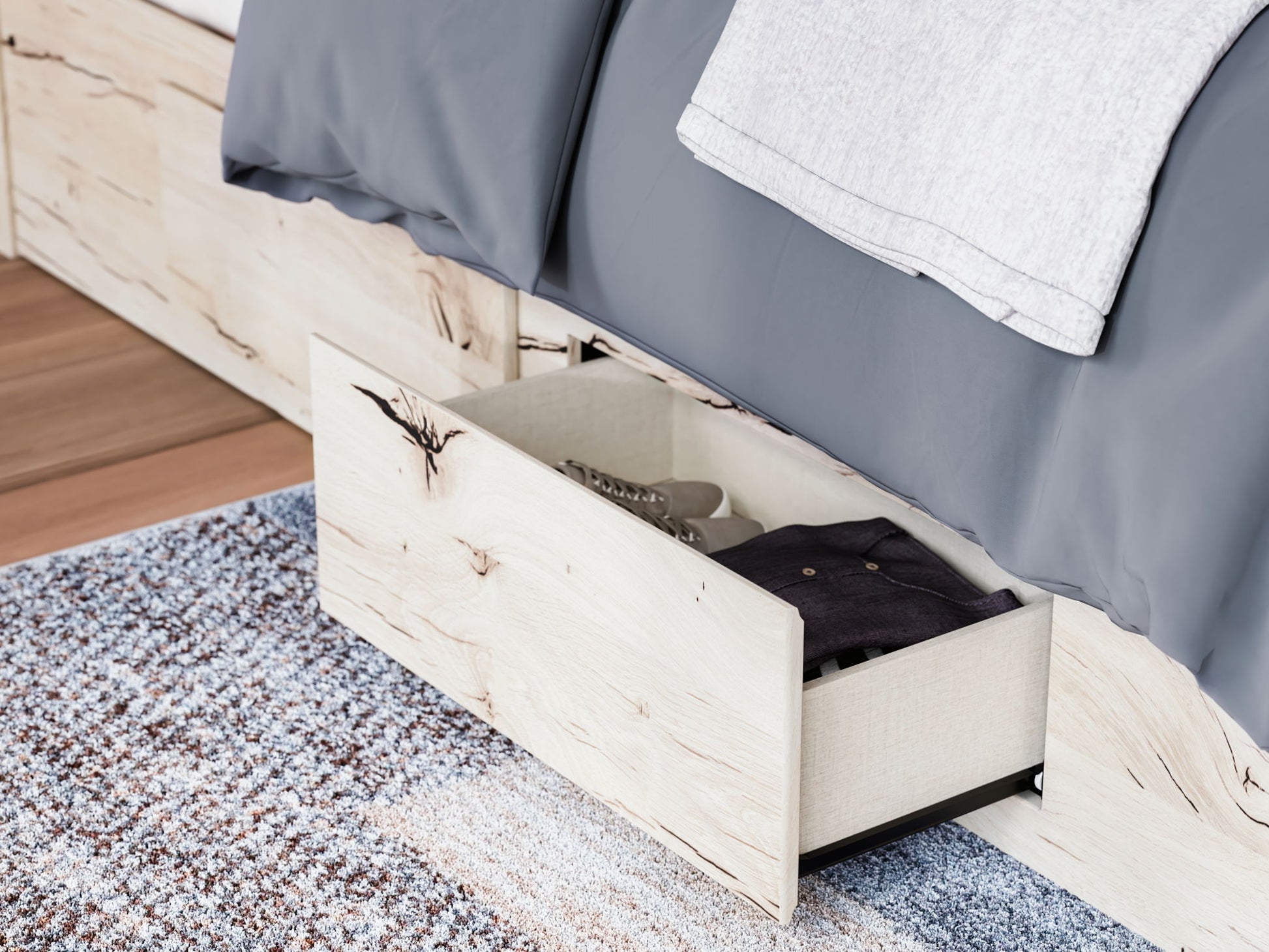 Lawroy - Panel Bed With Storage - The Sleep Loft - Online Mattress Showroom NYC