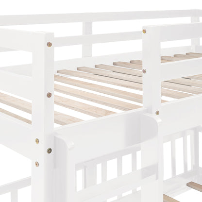 Functional Bunk Bed & Convertible Ladder And Slide - The Sleep Loft - Online Mattress Showroom NYC