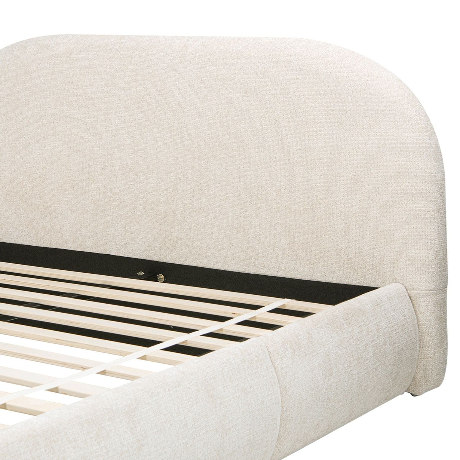 Archie Puffy Grounded - Upholstered Platform Bed - The Sleep Loft - Online Mattress Showroom NYC