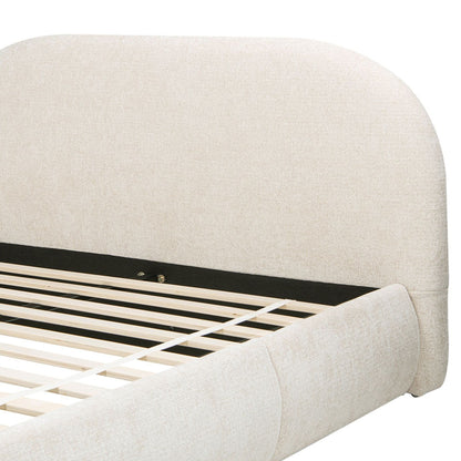 Archie Puffy Grounded - Upholstered Platform Bed - The Sleep Loft - Online Mattress Showroom NYC