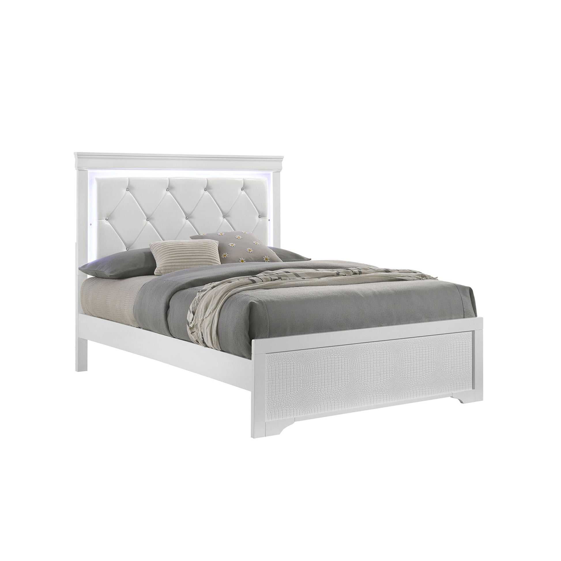 Blaze - Bed With LED Headboard - The Sleep Loft - Online Mattress Showroom NYC