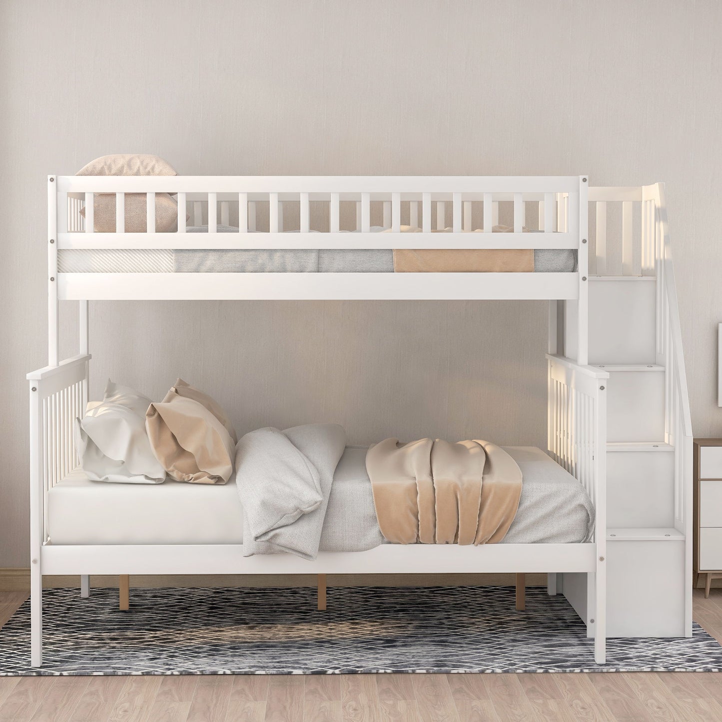 Bunk Bed With Staircase - The Sleep Loft - Online Mattress Showroom NYC