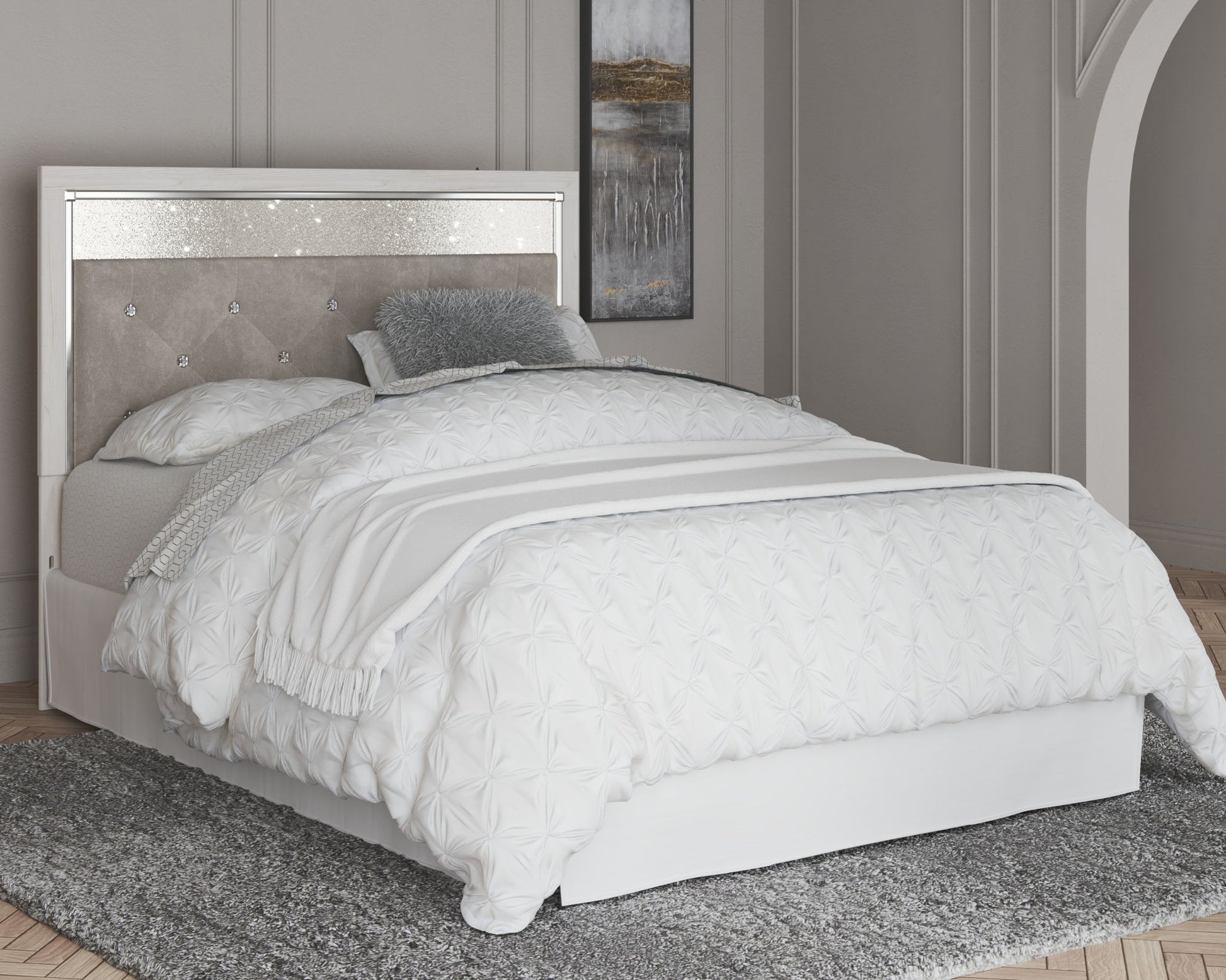 Altyra - Upholstered Panel Headboard - The Sleep Loft - Online Mattress Showroom NYC