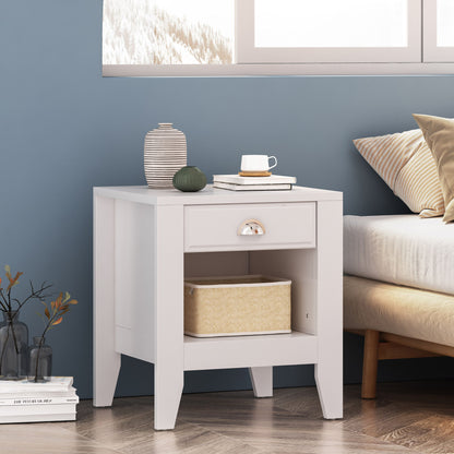 Cleary - Contemporary Nightstand With Drawer - The Sleep Loft - Online Mattress Showroom NYC