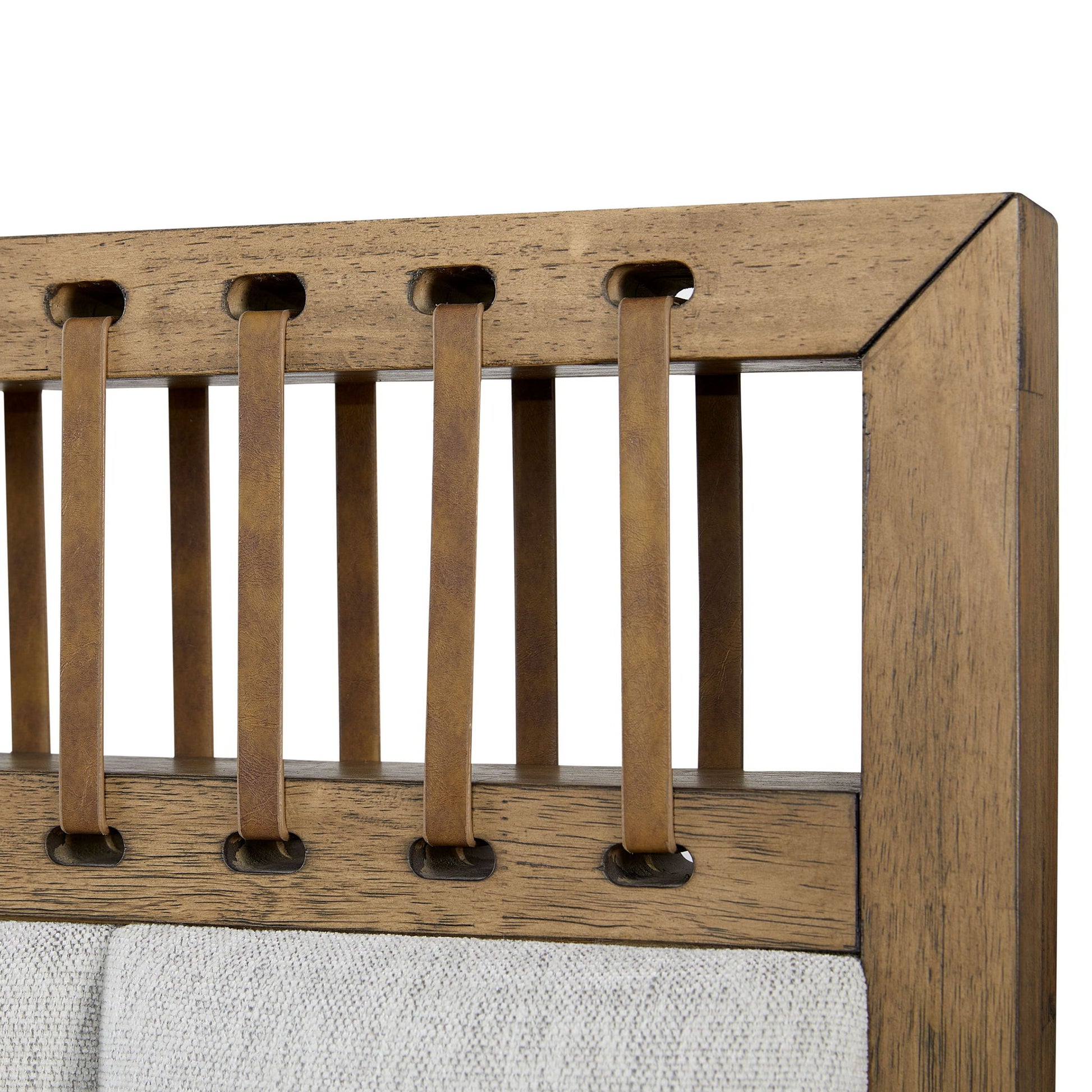 Elegant Design Upholstered And Strap Panel Bed - The Sleep Loft - Online Mattress Showroom NYC