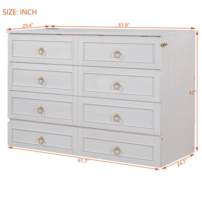 Murphy Bed With Large Drawers And Stylish Design - The Sleep Loft - Online Mattress Showroom NYC