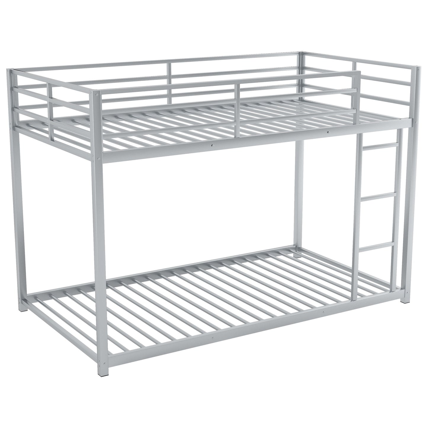 Metal Bunk Bed, Low Bunk Bed With Ladder - The Sleep Loft - Online Mattress Showroom NYC