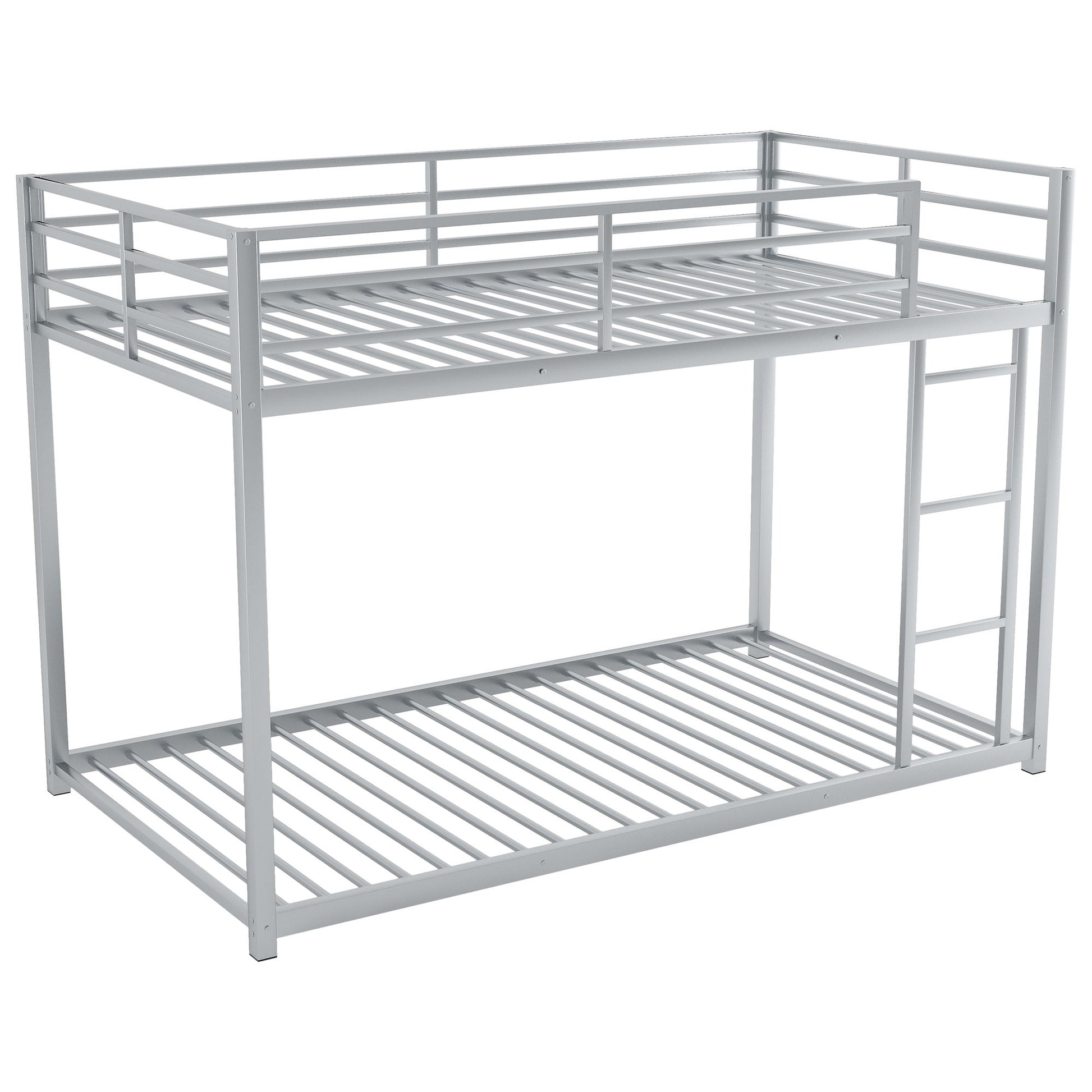 Metal Bunk Bed, Low Bunk Bed With Ladder - The Sleep Loft - Online Mattress Showroom NYC