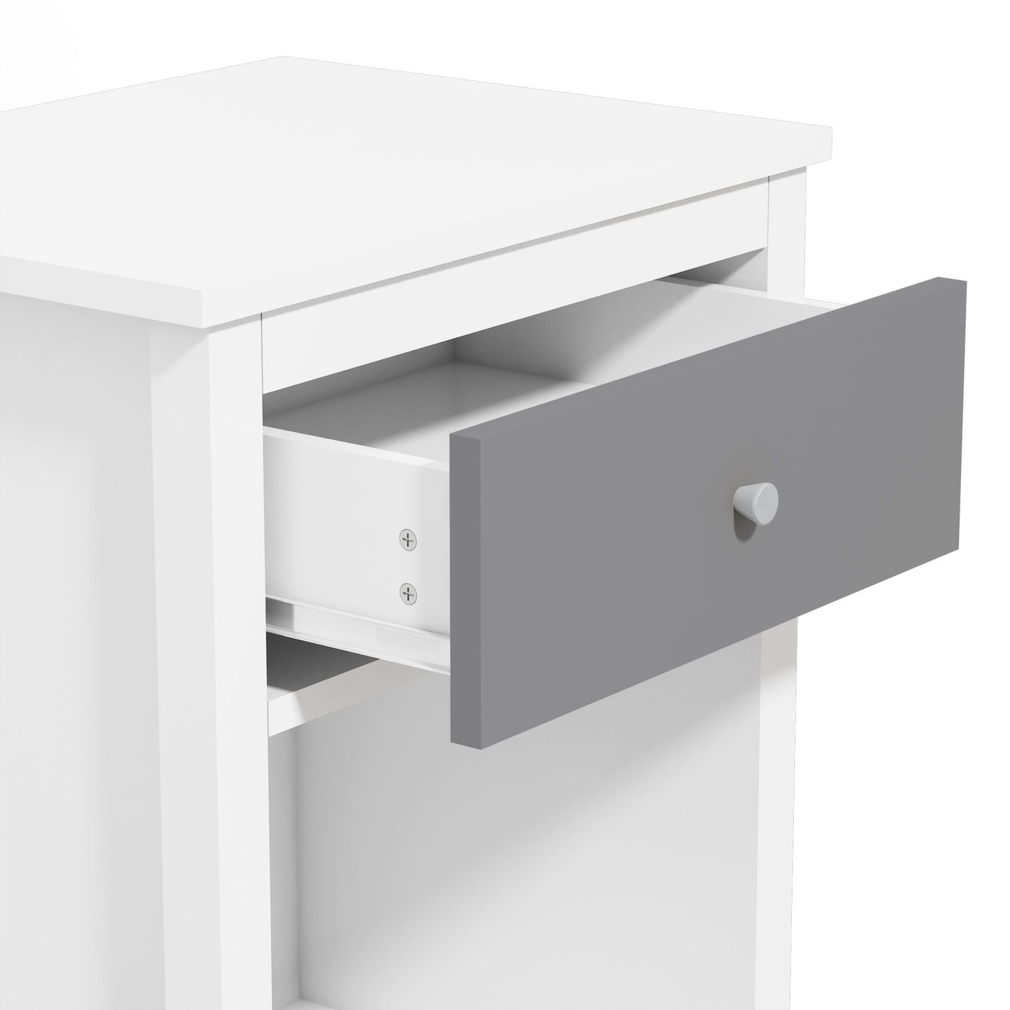 Nightstand With 1 Drawer 1 Shelf - The Sleep Loft - Online Mattress Showroom NYC