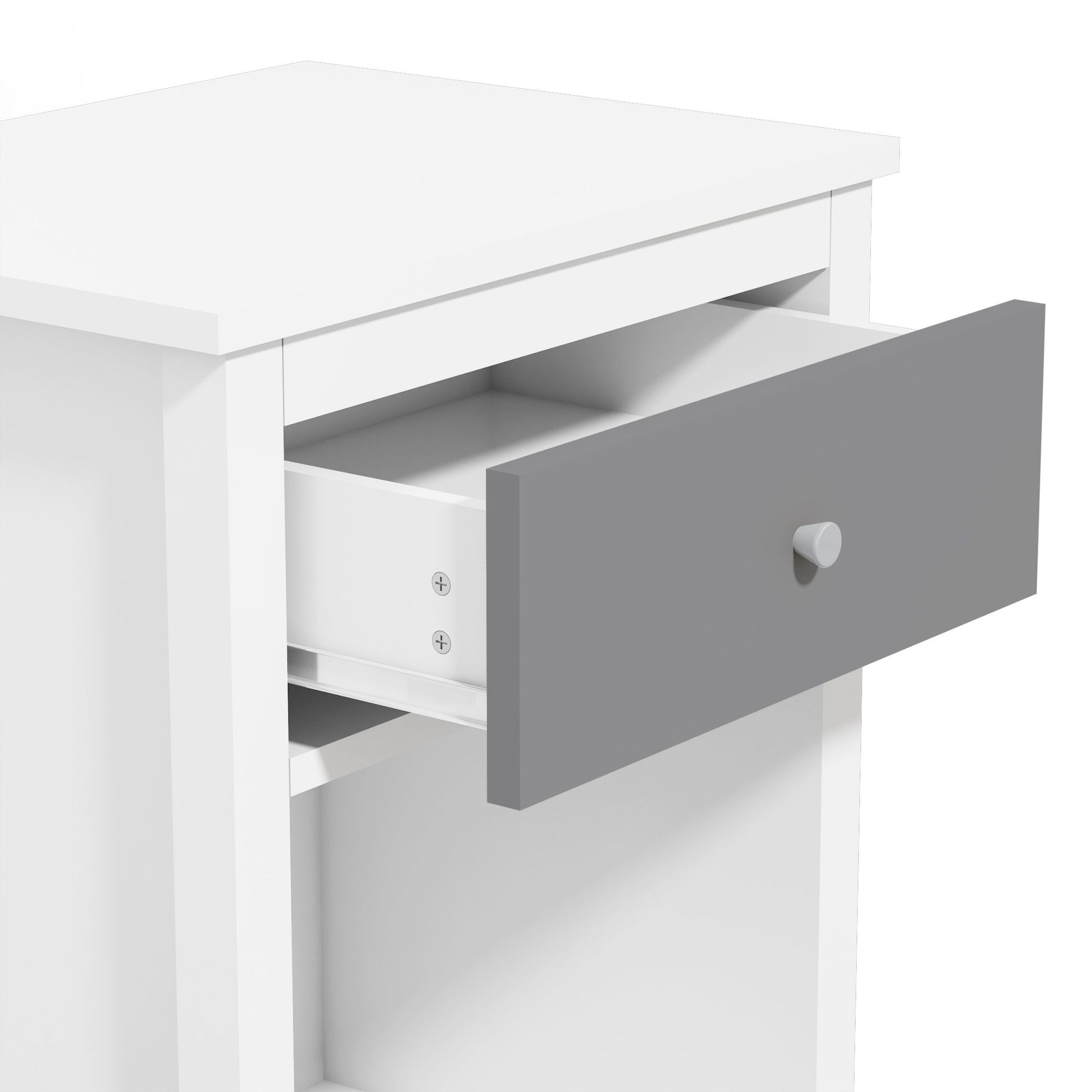 Nightstand With 1 Drawer 1 Shelf - The Sleep Loft - Online Mattress Showroom NYC