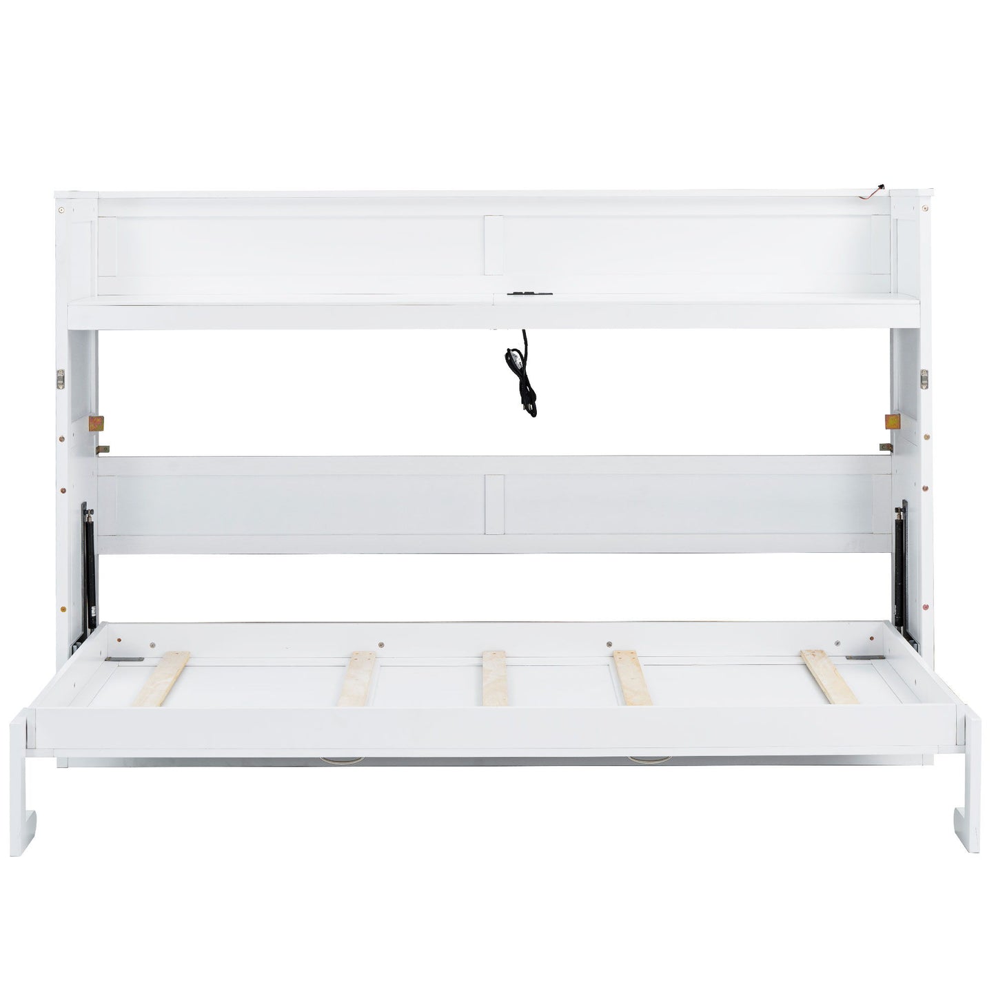 Murphy Bed With Desk, LED Light And USB Charging Station - The Sleep Loft - Online Mattress Showroom NYC