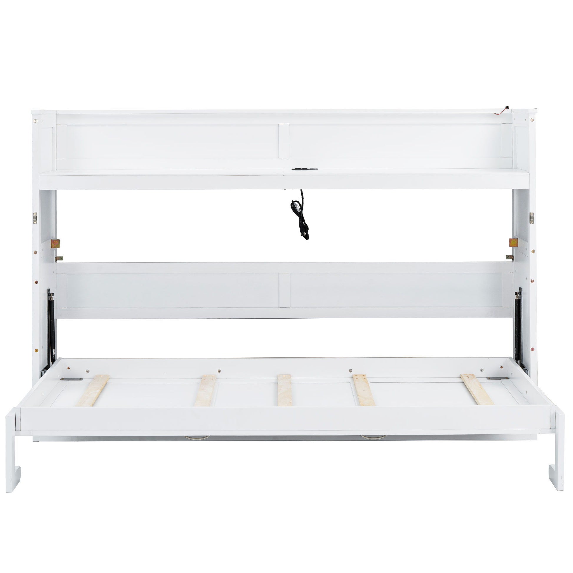 Murphy Bed With Desk, LED Light And USB Charging Station - The Sleep Loft - Online Mattress Showroom NYC