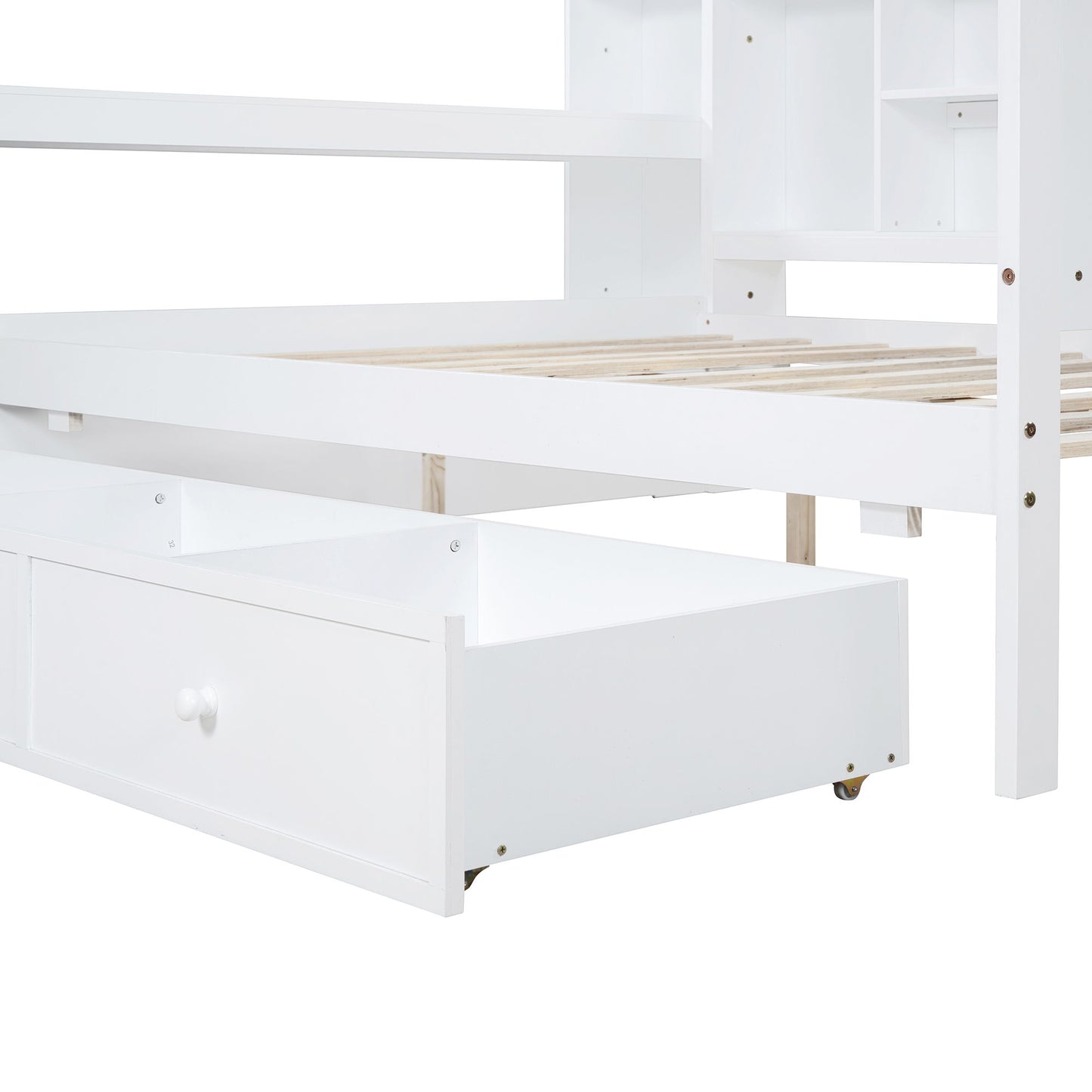 Daybed With 3 Drawers USB Ports And Desk - The Sleep Loft - Online Mattress Showroom NYC