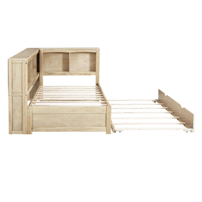 Daybed With Trundle, Storage Cabinets, USB Ports - The Sleep Loft - Online Mattress Showroom NYC