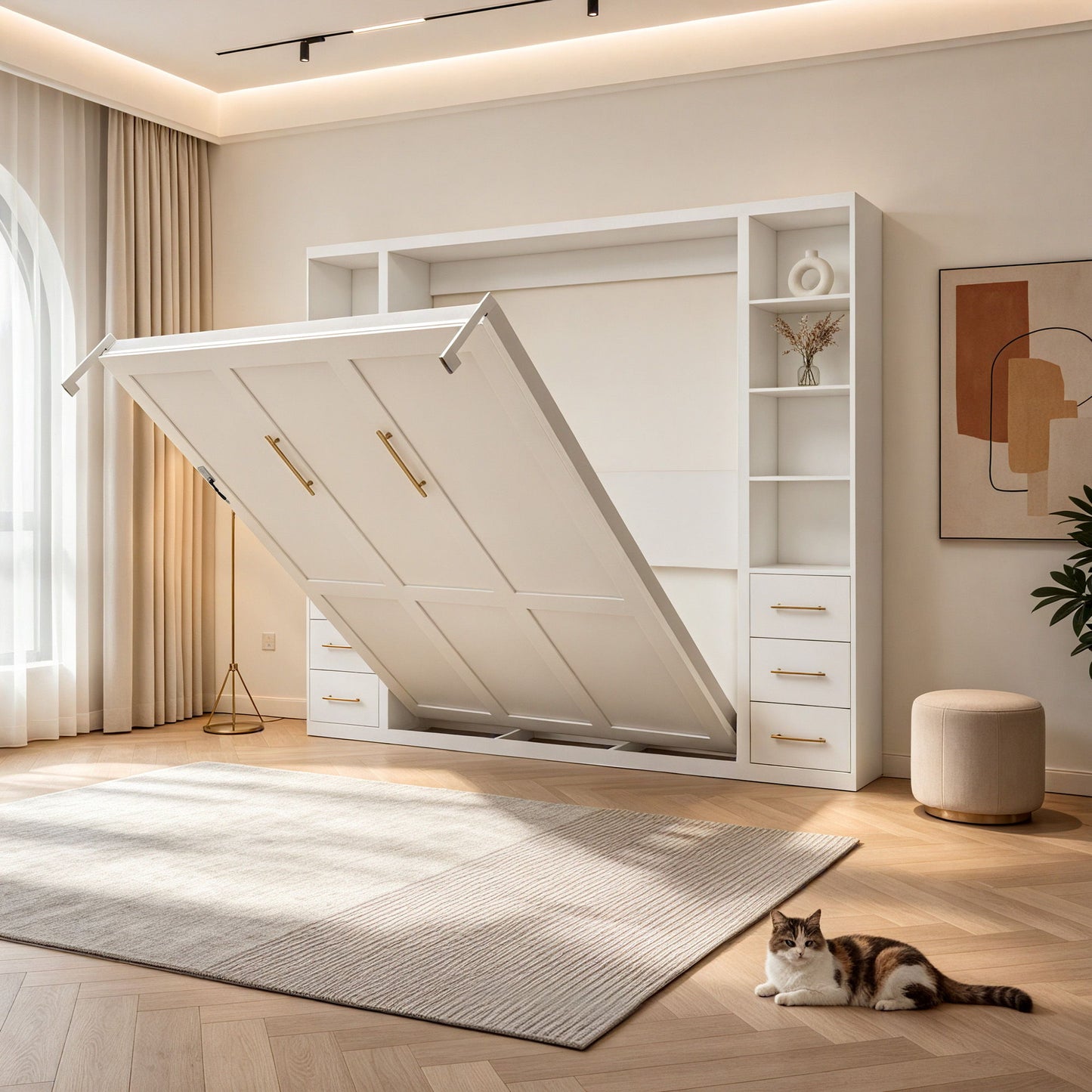 Folding Vertical Murphy Wall Bed - The Sleep Loft - Online Mattress Showroom NYC
