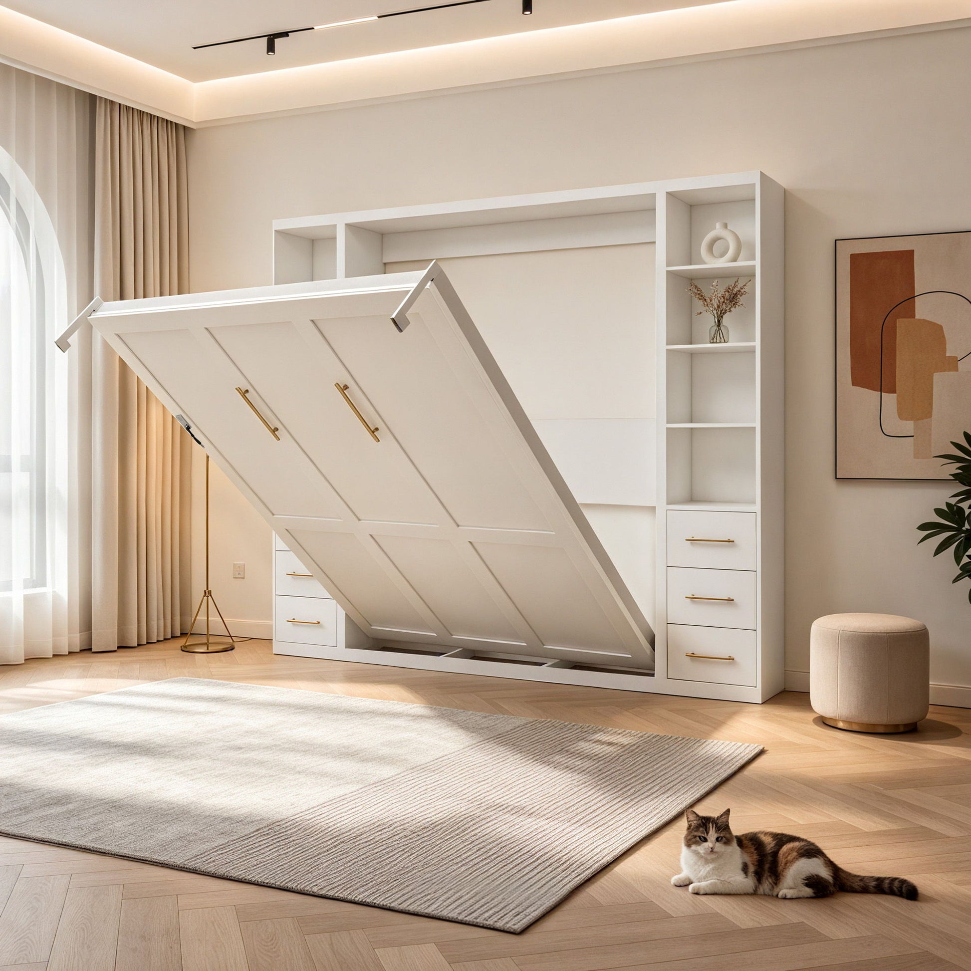 Folding Vertical Murphy Wall Bed - The Sleep Loft - Online Mattress Showroom NYC