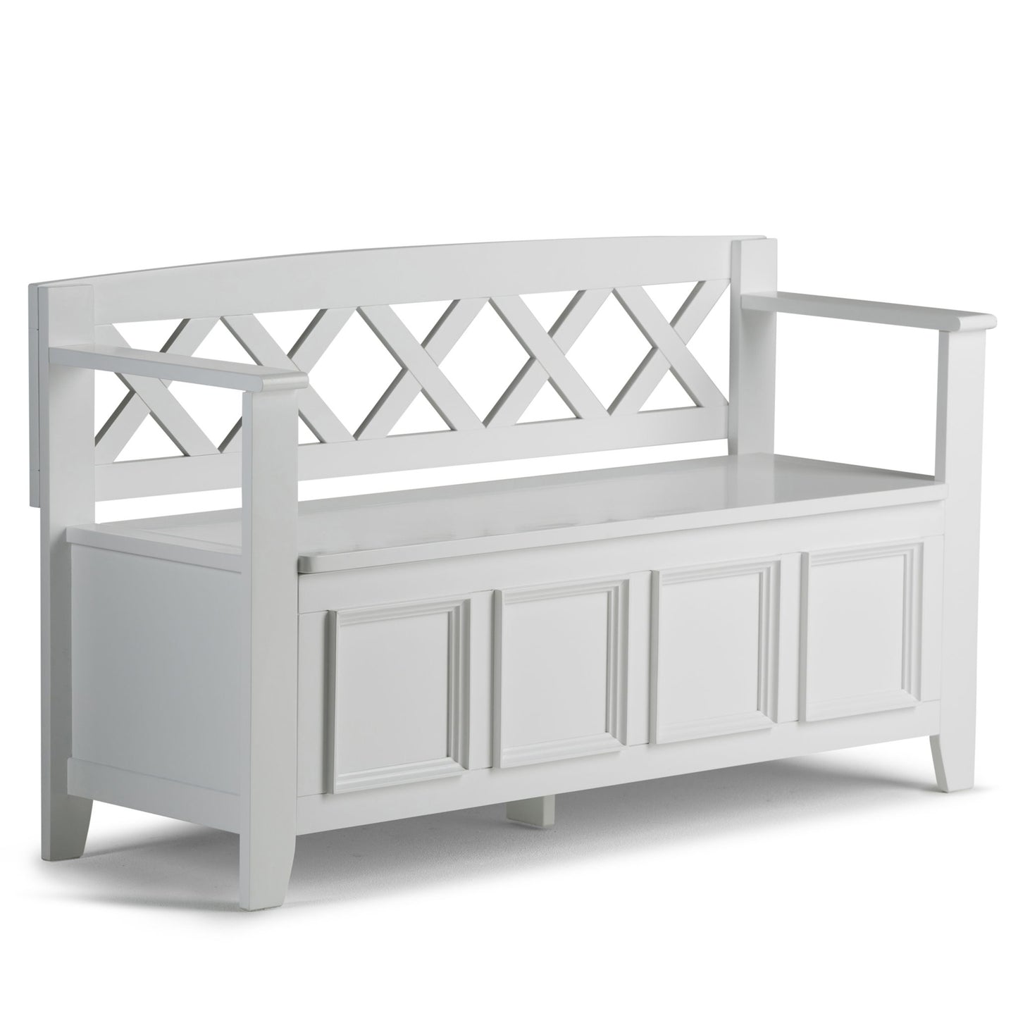 Amherst - Handcrafted Entryway Storage Bench - The Sleep Loft - Online Mattress Showroom NYC