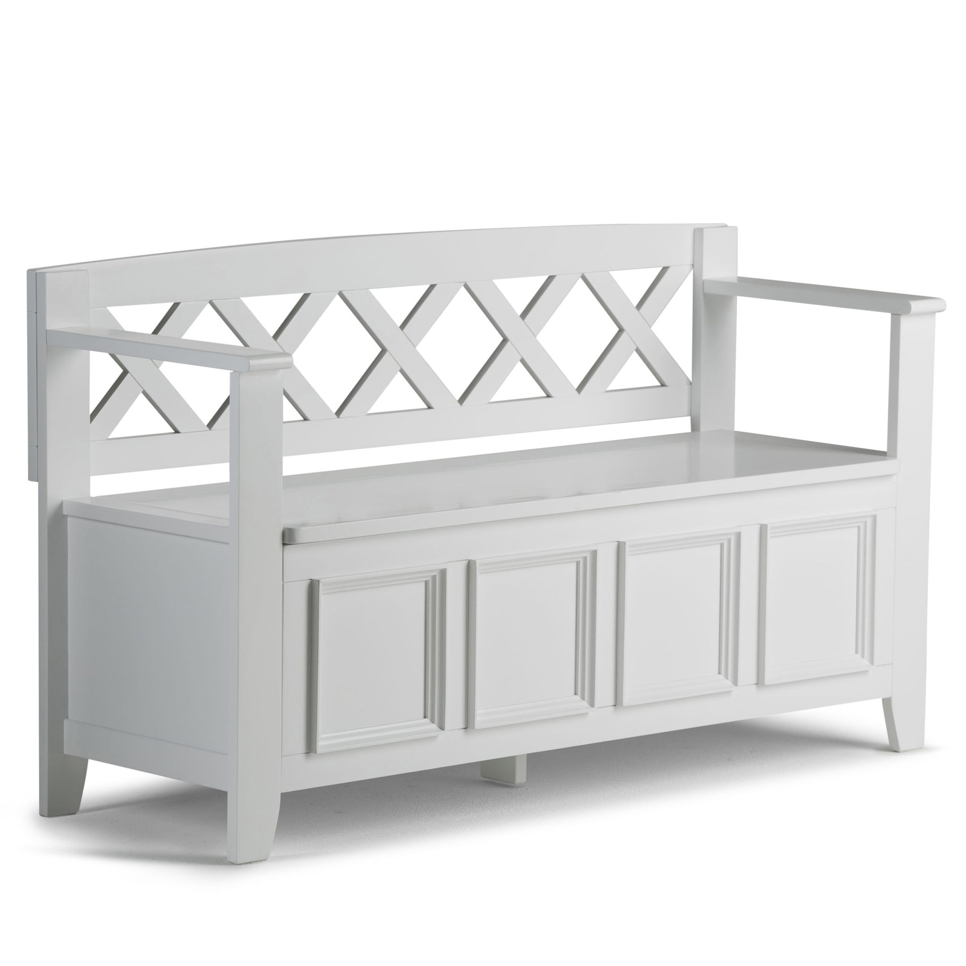 Amherst - Handcrafted Entryway Storage Bench - The Sleep Loft - Online Mattress Showroom NYC