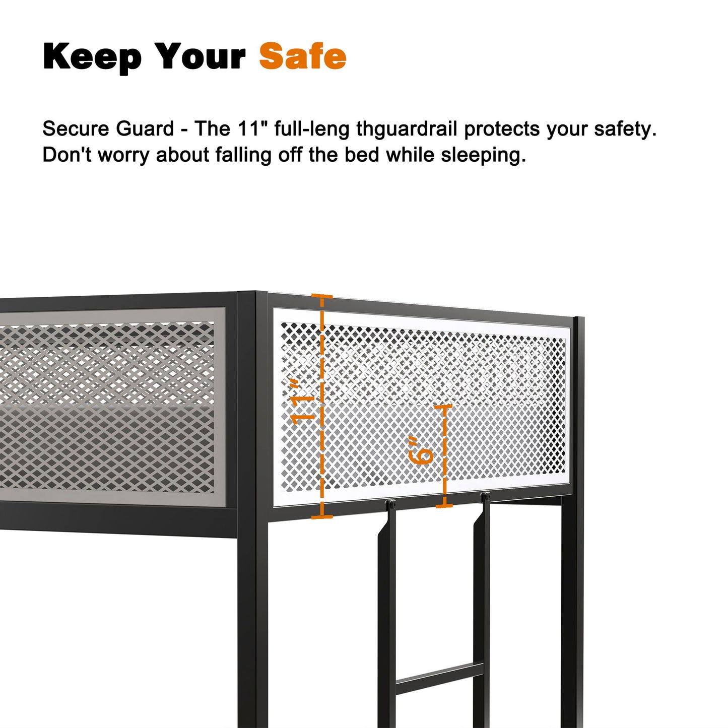 Adam - Bunk Guard Rail - The Sleep Loft - Online Mattress Showroom NYC