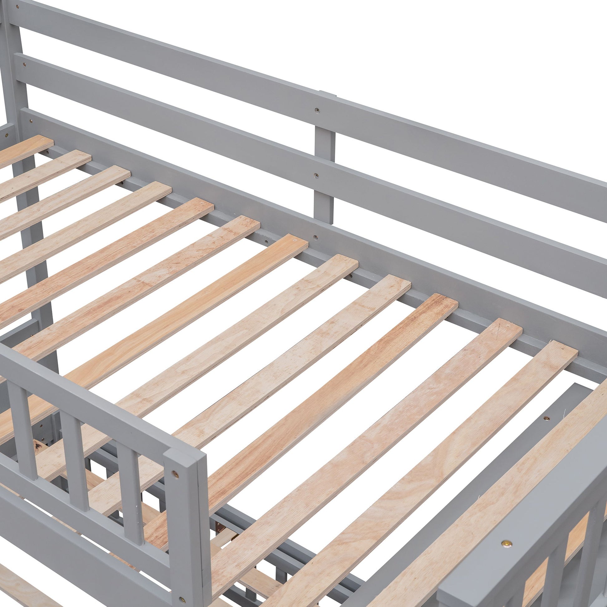 Bunk Bed With 6 Drawers And Flexible Shelves, Bottom Bed With Wheels - The Sleep Loft - Online Mattress Showroom NYC