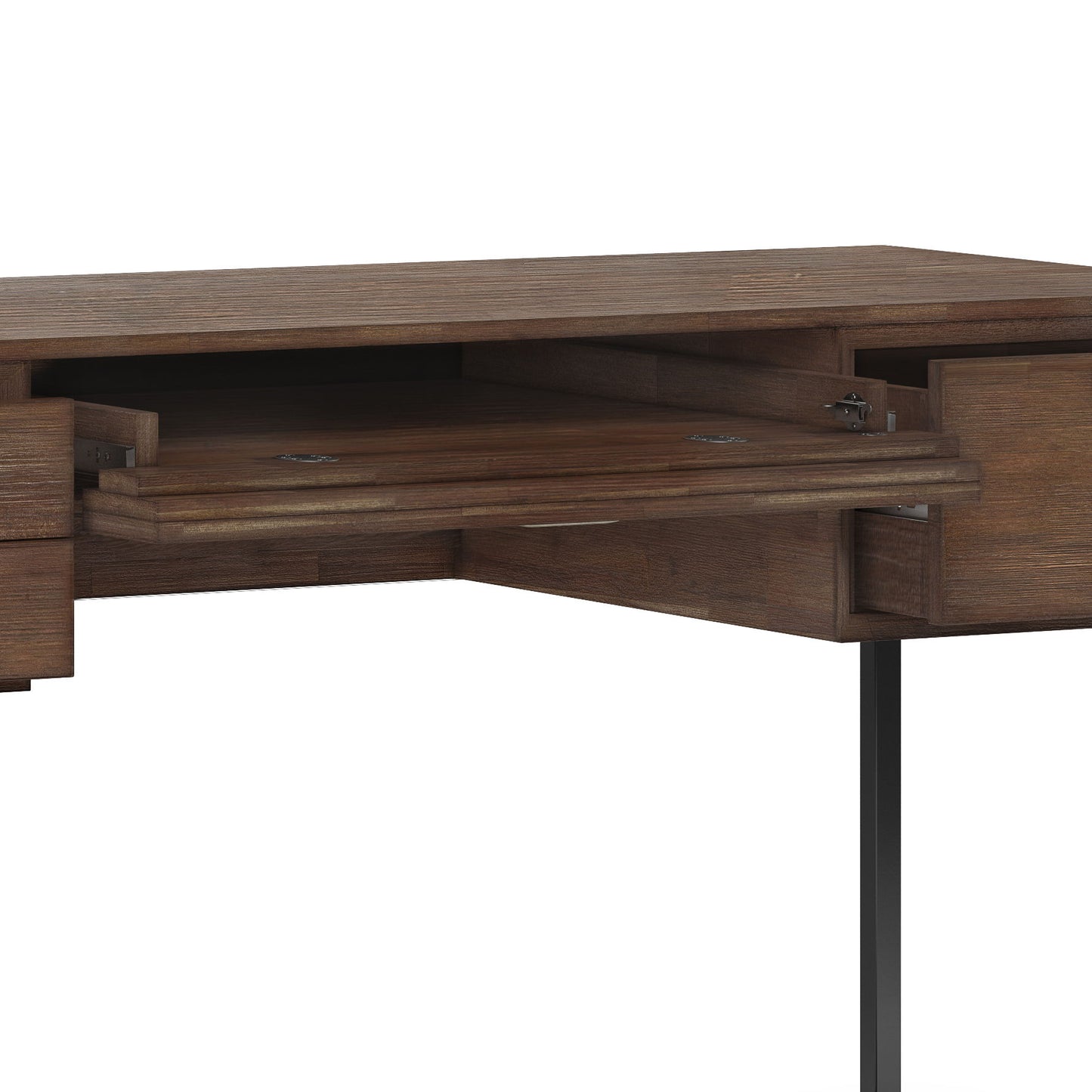 Richmond - Desk - Rustic Natural Aged Brown - The Sleep Loft - Online Mattress Showroom NYC