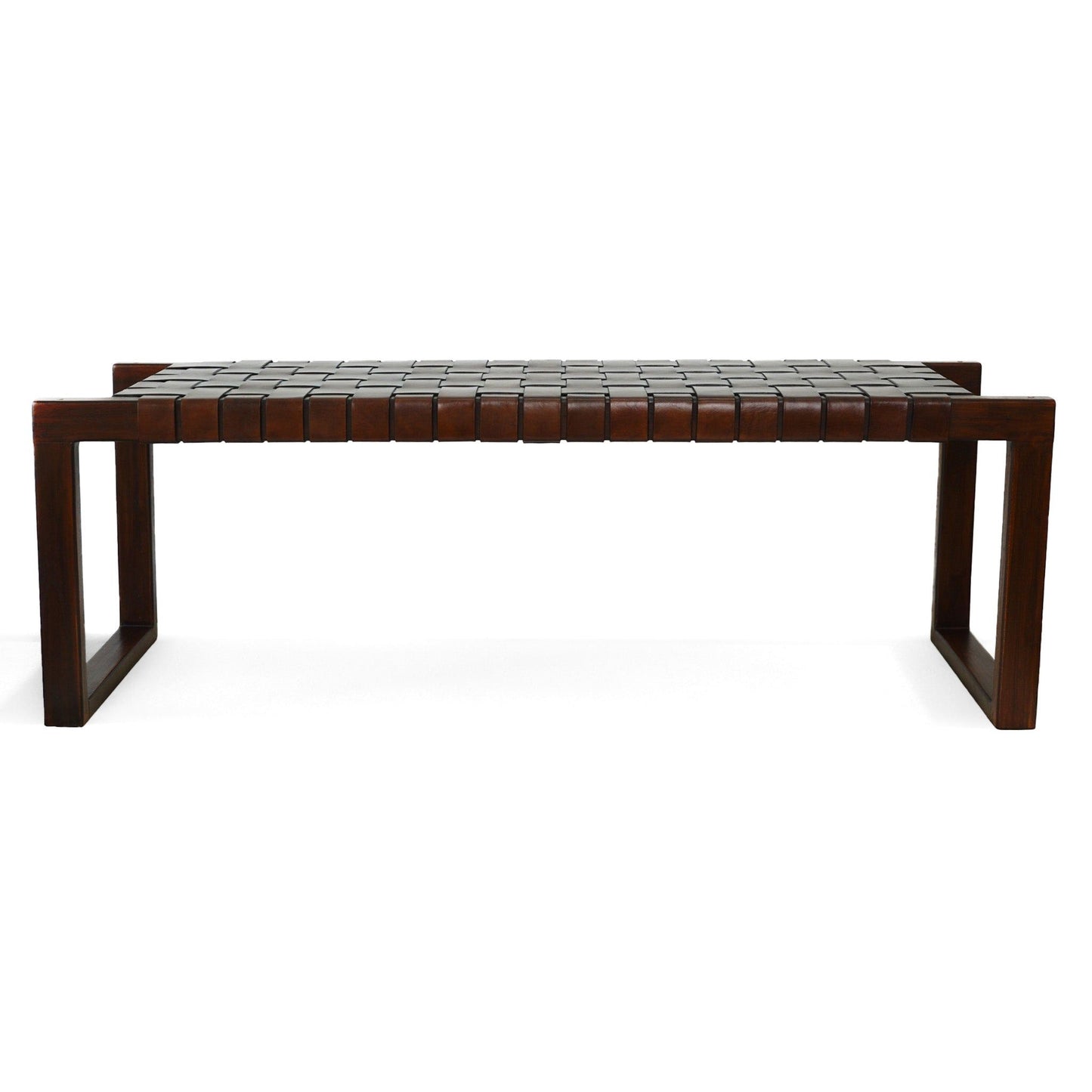 Christina - Bench - Cognac / Dark Brown / Tan - The Sleep Loft - Online Mattress Showroom NYC