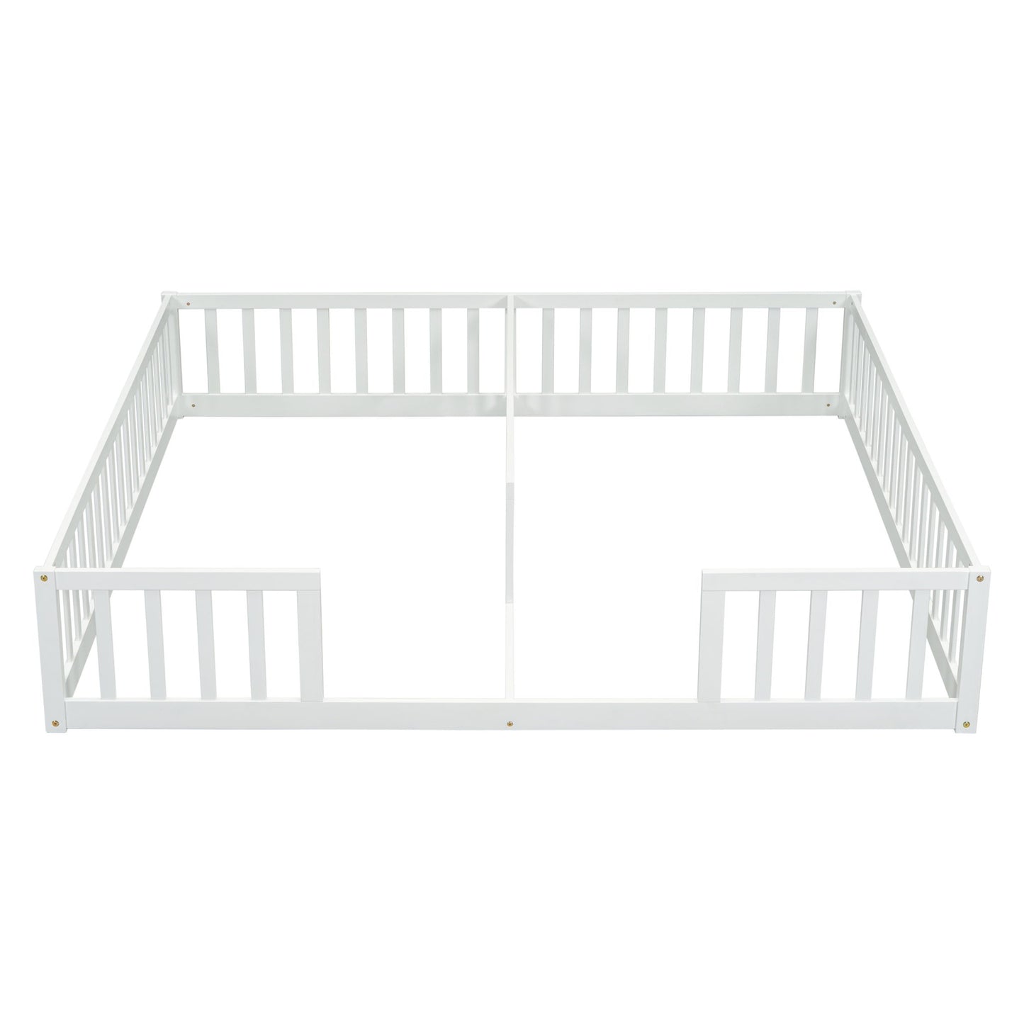 Double Floor Bed With Fence, Guardrails, Without Door - The Sleep Loft - Online Mattress Showroom NYC
