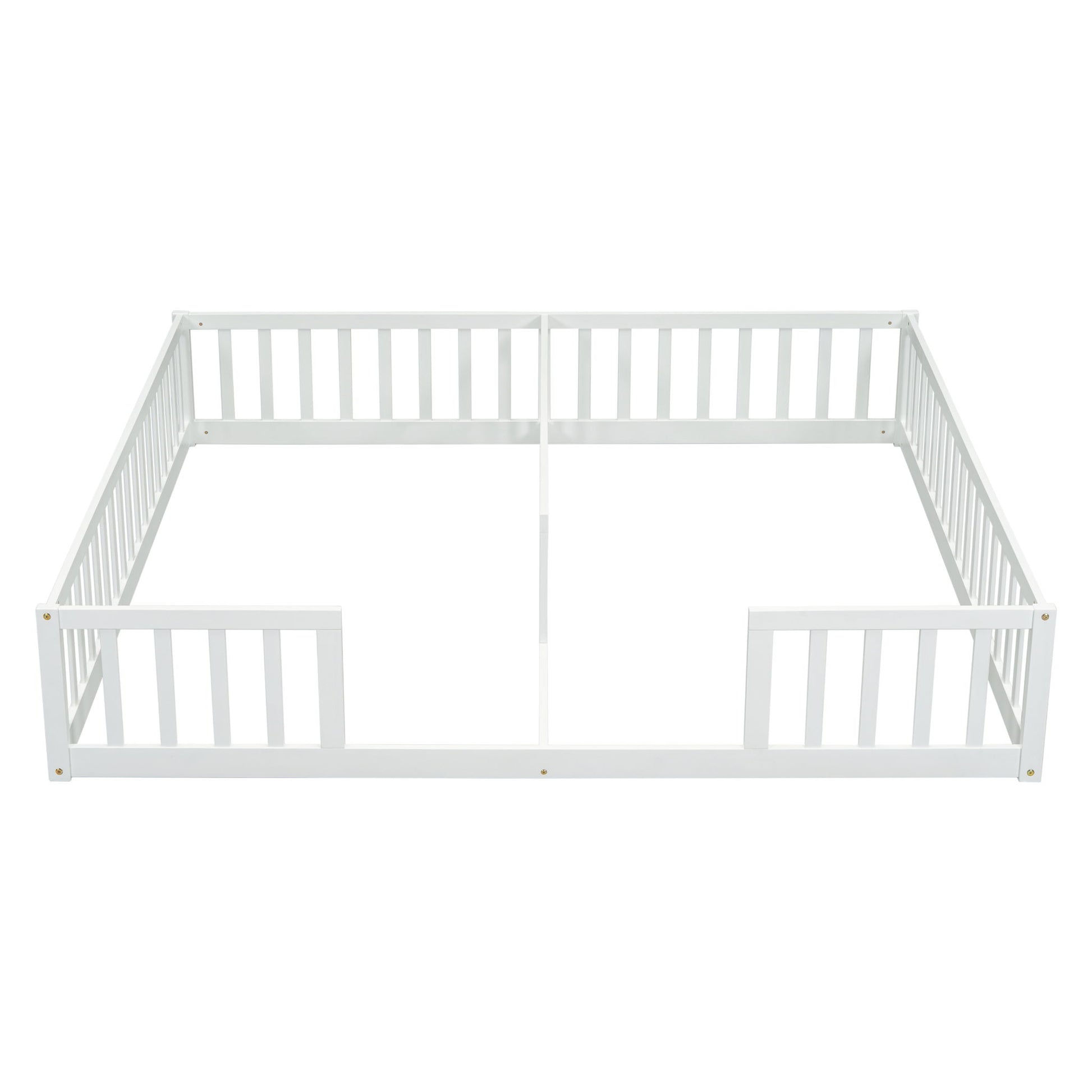 Double Floor Bed With Fence, Guardrails, Without Door - The Sleep Loft - Online Mattress Showroom NYC