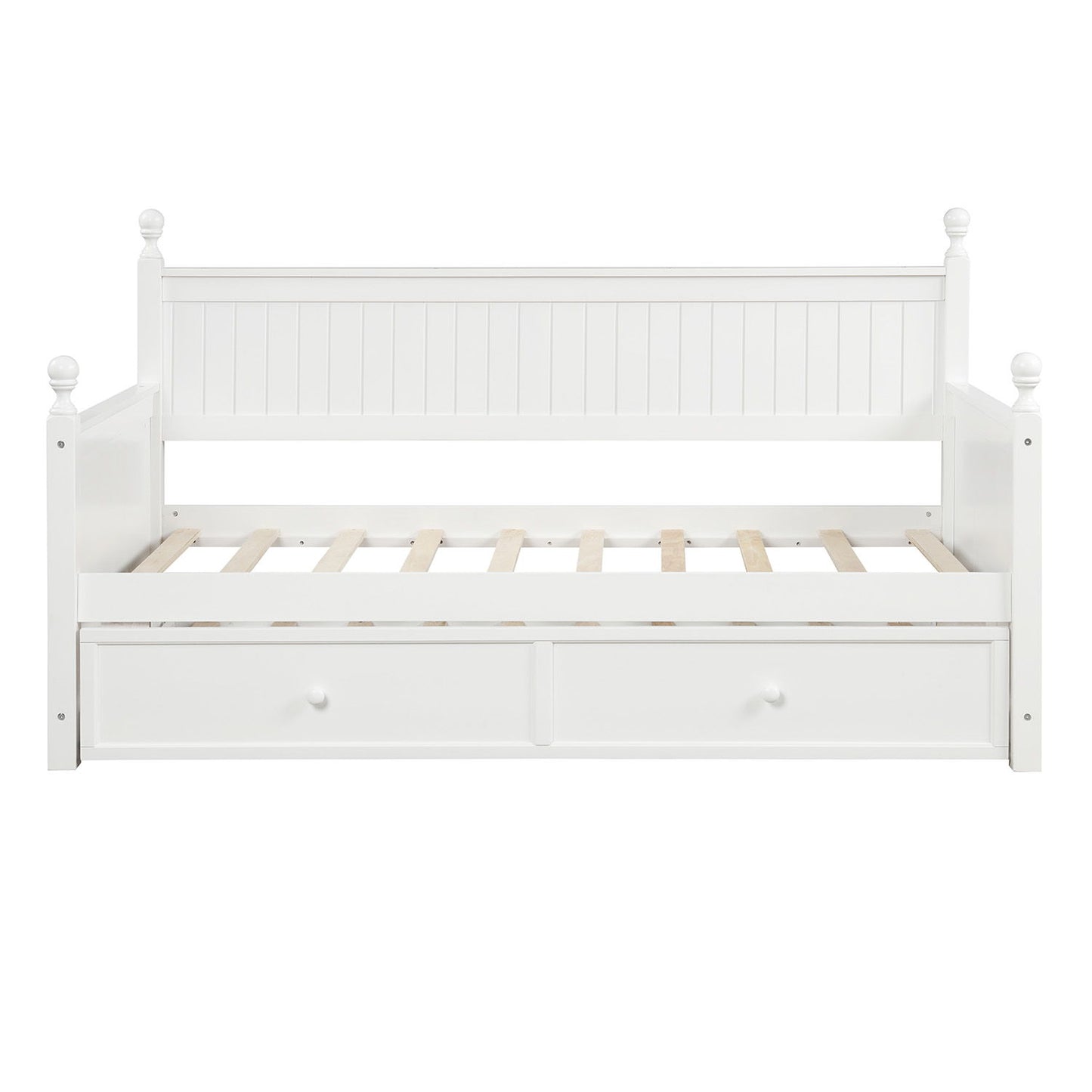 Twin Size Daybed & Twin Size Trundle - White - The Sleep Loft - Online Mattress Showroom NYC