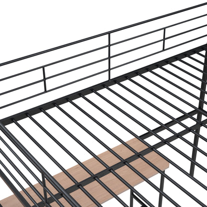 Loft Bed With Desk And Lateral Storage Ladder - The Sleep Loft - Online Mattress Showroom NYC