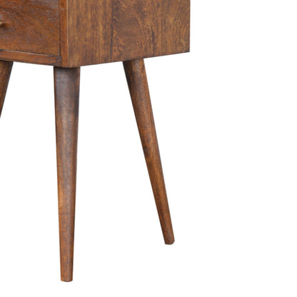 Solid Wood Mini Nightstand - The Sleep Loft - Online Mattress Showroom NYC