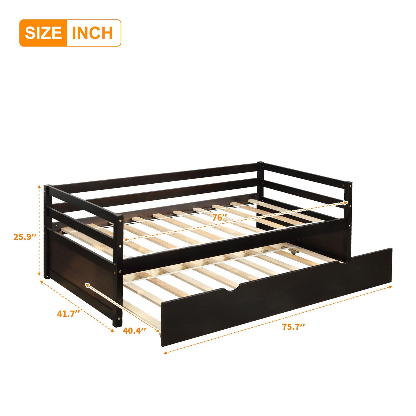 Twin Daybed With Trundle Frame Set - The Sleep Loft - Online Mattress Showroom NYC